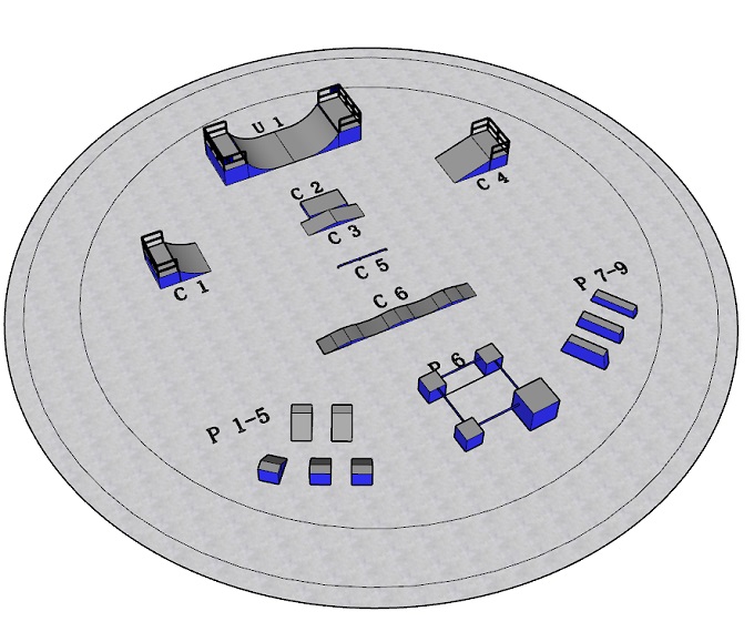 烏海市海南區體育公園滑板場，年輕人的運動樂園！